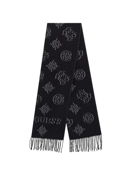 GUESS Fular CARMELLA / alb negru