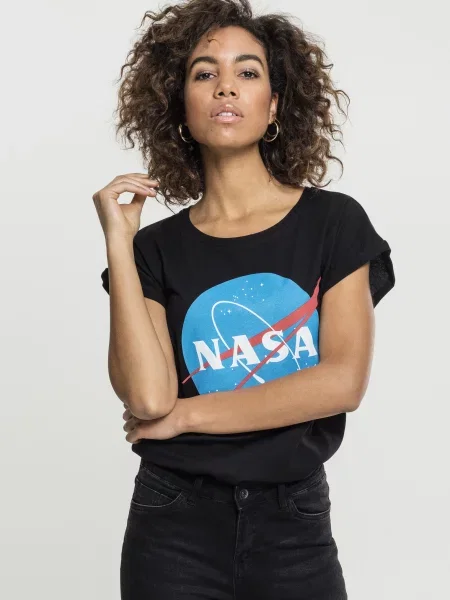 Merchcode Tricou Nasa Insignia' negru