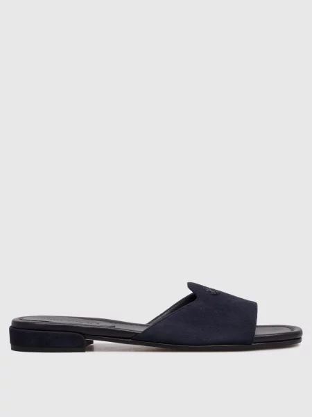 Замшеві шльопанці Dina Jimmy Choo сині