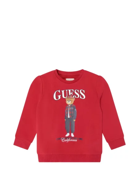 Sweter dziecięcy Guess czerwony