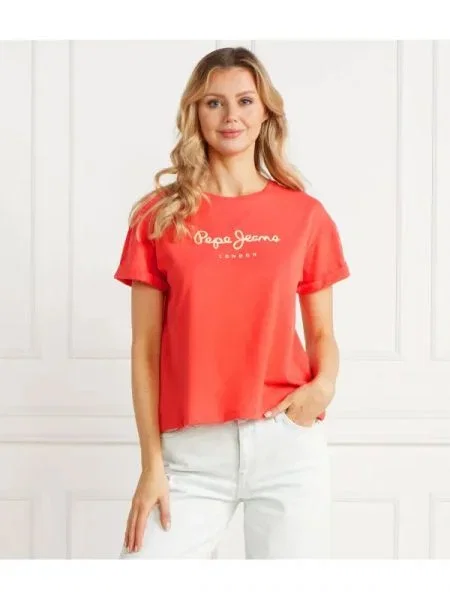 Pepe Jeans London Tricou HELGA roșu