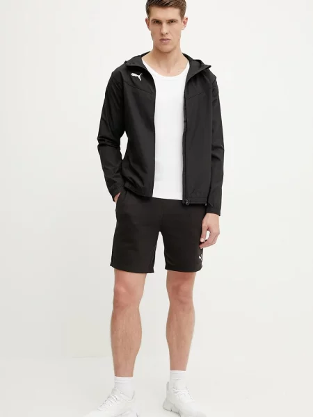 Szorty dzianinowe TAD ESSENTIALS 8" czarne
