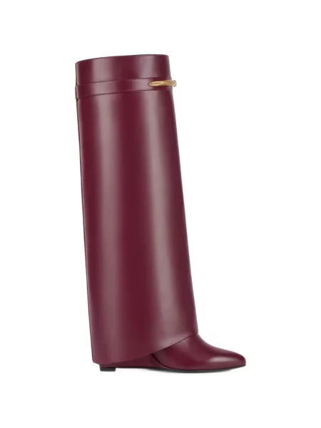 Botine Givenchy din piele roșu