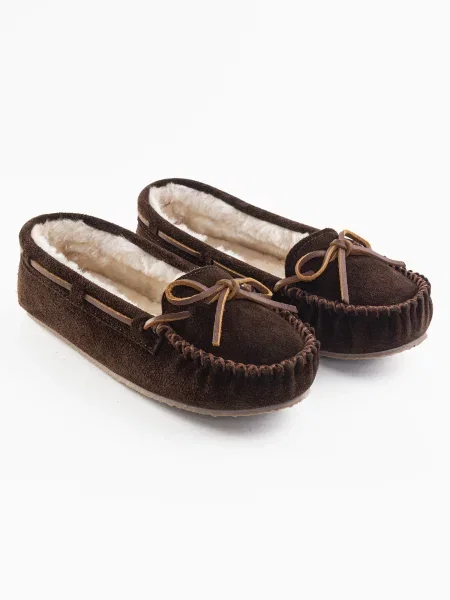 Minnetonka Házi cipő Cally konyak / világosbarna