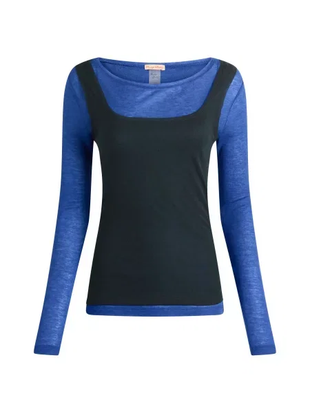 Top Fruity Booty z długim rękawem niebieski