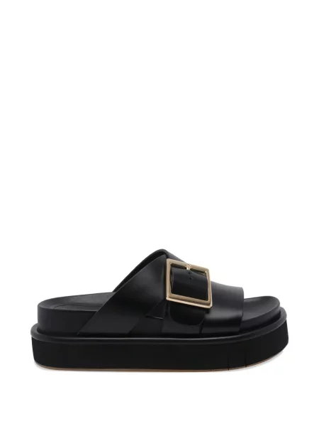 Кожени сандали Paloma Barceló с катарама черно