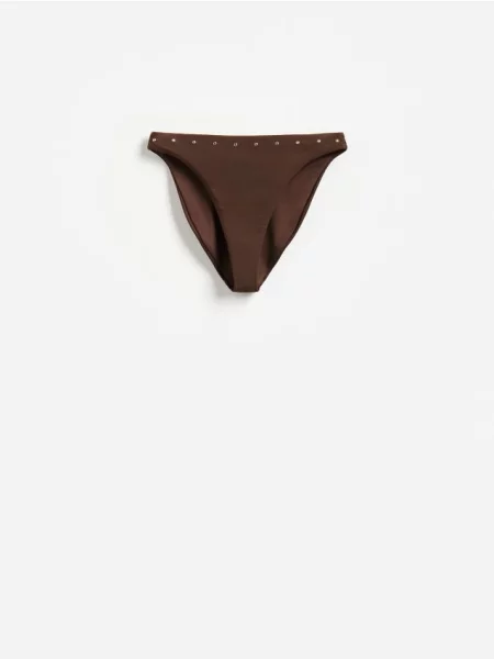 Reserved LADIES` BEACHWEAR BRIEFS maro-închis maro