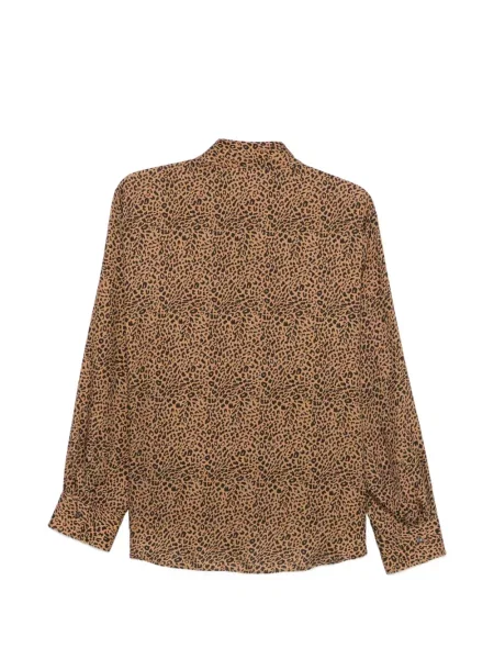 Cămașă Zanetti cu imagine cu model leopard