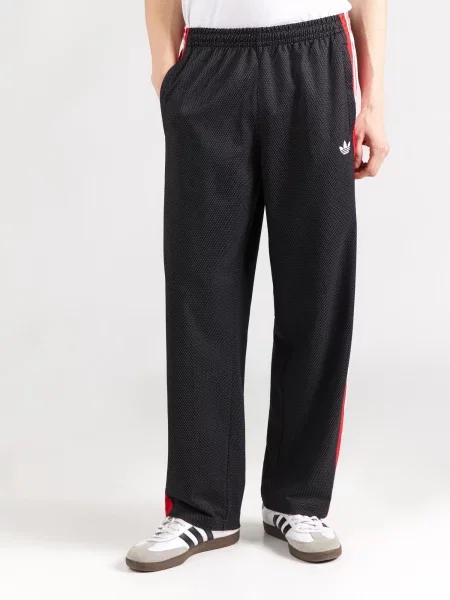 Adidas Teplákové nohavice Čierna biela