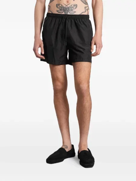 Slip de baie Tagliatore cu autograf cu cordon negru