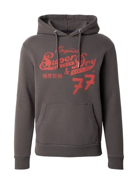 Superdry Majica rdeča črna