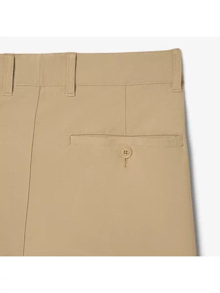 Lacoste Spodnie Golfowe Slim Fit Ultra Dry beżowy