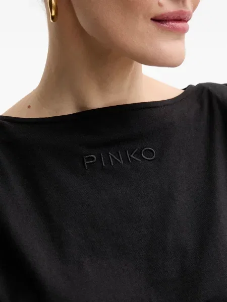 Rochie tip cămașă Pinko de costum negru