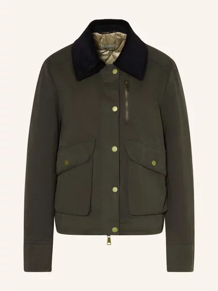 Lilienfels Bunda Fieldjacket Ze Směsi Materiálů olivová
