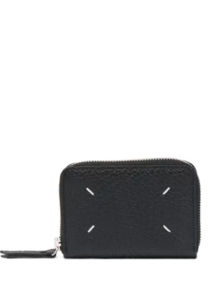 Portofel Maison Margiela din piele negru