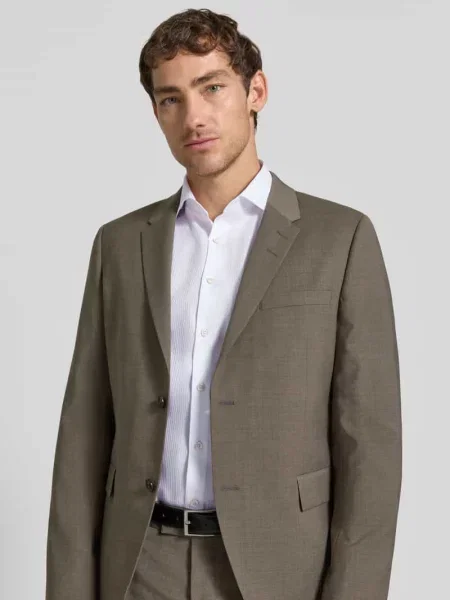 Body Koszula biznesowa o kroju slim fit z mieszanki bawełny Olymp Level 5 biała