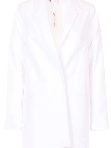 Блейзер LadyLike бавовна/поліестер білий