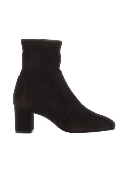 Botki Stuart Weitzman zamszowe brązowe