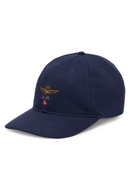 Aeronautica Militare Шапка с козирка Тъмносин