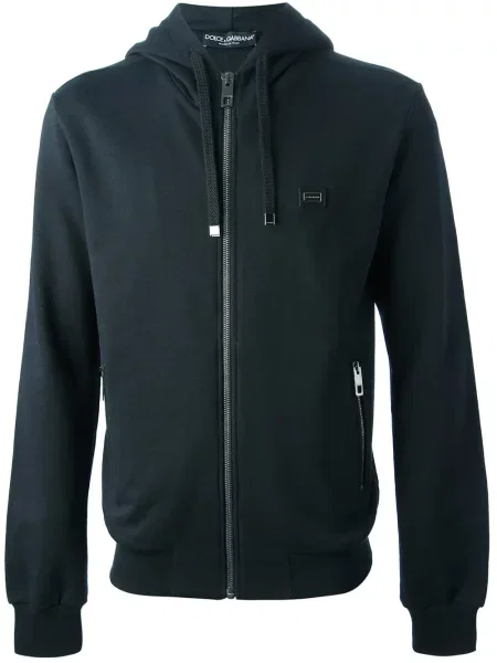 Hanorac cu glugă Dolce & Gabbana albastru
