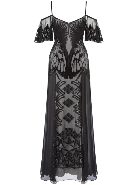 Rochie maxi Temperley London de costum negru