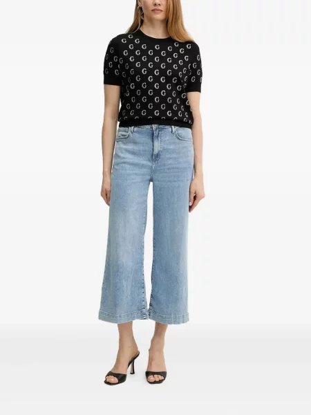 Decupat blugi Guess albastru