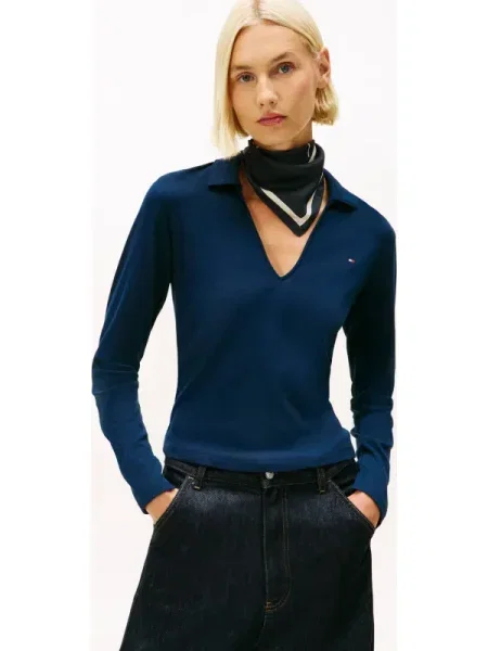 TOMMY HILFIGER Tricou marin albastru