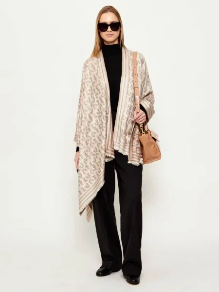Liu Jo Poncho | Relaxed fit bej