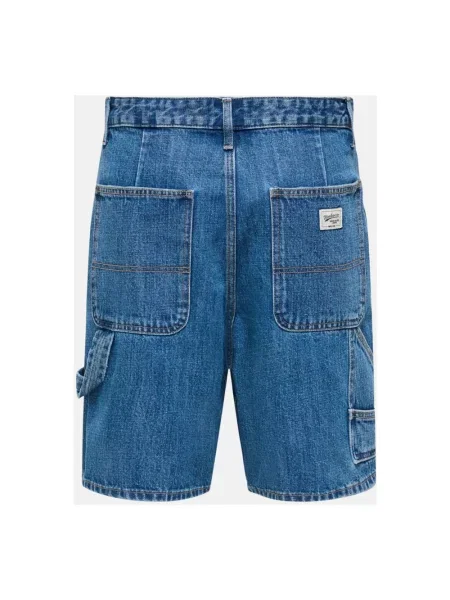 Szorty jeansowe Only & Sons niebieskie