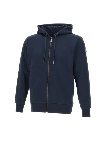 Sweter Colmar z kapturem niebieski