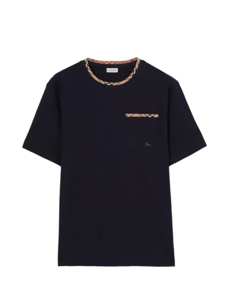Tricou Burberry în carouri albastru