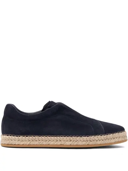 Espadrile Scarosso din piele de căprioară albastru