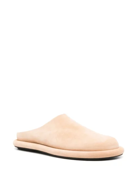 Papuci tip mules Officine Creative din piele de căprioară slip-on
