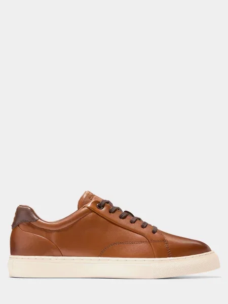 Шкіряні Кеди низькі Cole Haan світло-коричневий коричневі