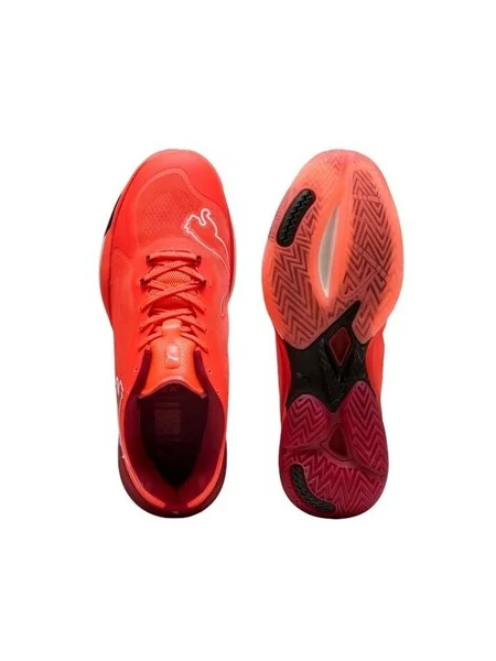 PUMA Vantage Nitro kézilabda cipő izzó piros / puma / sötét bíbor / puma fekete Vantage Nitro fehér