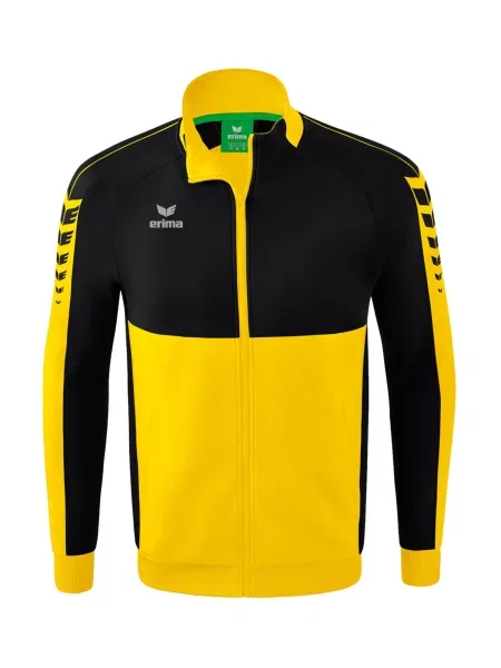 ERIMA Sportovní bunda žlutá / stříbrně šedá černá