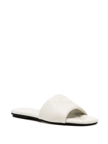 Kambarinės šlepetės Emporio Armani dygsniuotas balta