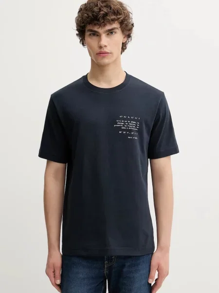 Kratka majica Marc O'Polo mornarsko modra