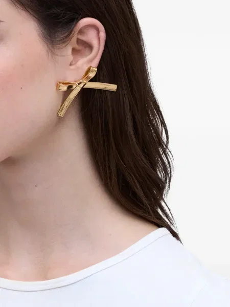 Cercei Marc Jacobs cu funde auriu