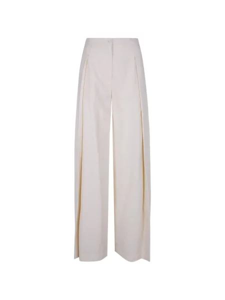 Pantaloni Emporio Armani cu picior lat