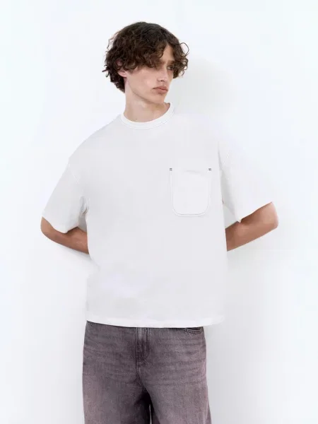 Pull&Bear Tričko biela