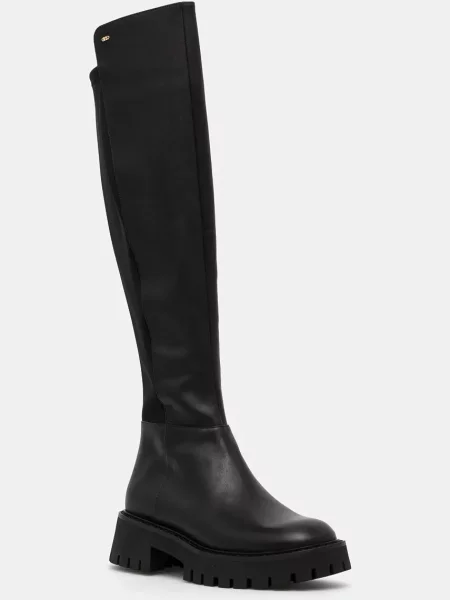 Botine Michael Michael Kors cu platformă negru