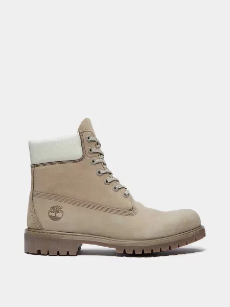 Ботинки Timberland из нубука хаки