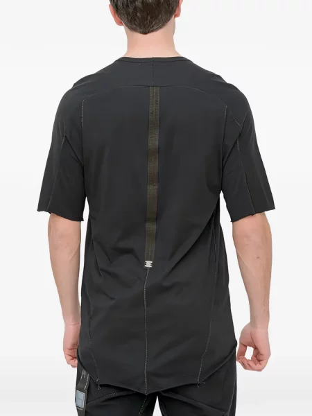 Tricou 69 By Isaac Sellam cu decolteu rotund negru