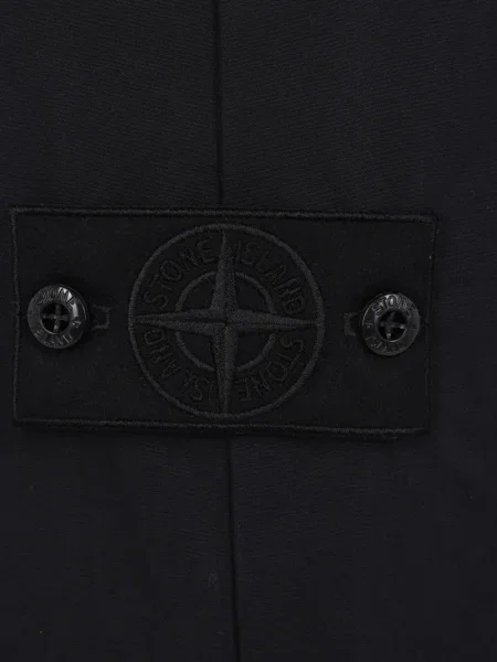 Pantaloni Stone Island cu strasuri negru