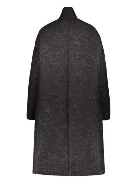 Palton Maison Margiela din jacard negru