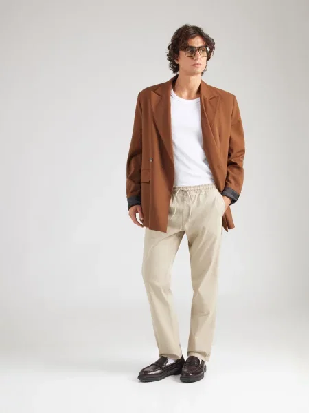 JACK & JONES Nohavice JPSTKANE DYLAN svetlobéžová
