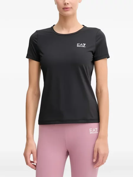 Tricou Ea7 Emporio Armani cu autograf negru