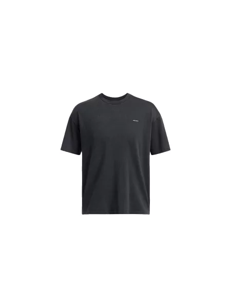 Under Armour M Icon Heavyweight Oversized Logo Wash Short Sleeve Mężczyźni Koszulki Under Armour Size: M czarny