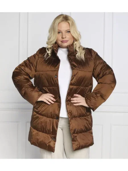 Persona by Marina Rinaldi Kabát PEONIA plus size Regular Fit barna